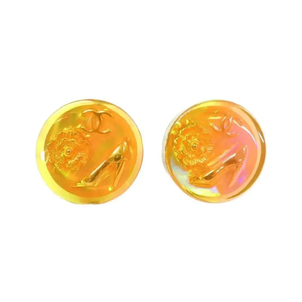 CHANEL Orange Earrings